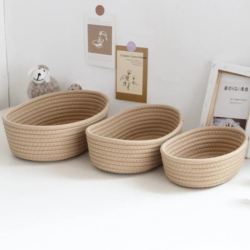 NeatSpace Cotton Rope Storage Baskets