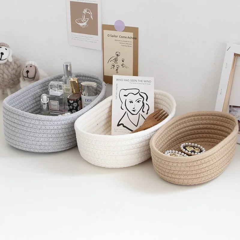 NeatSpace Cotton Rope Storage Baskets
